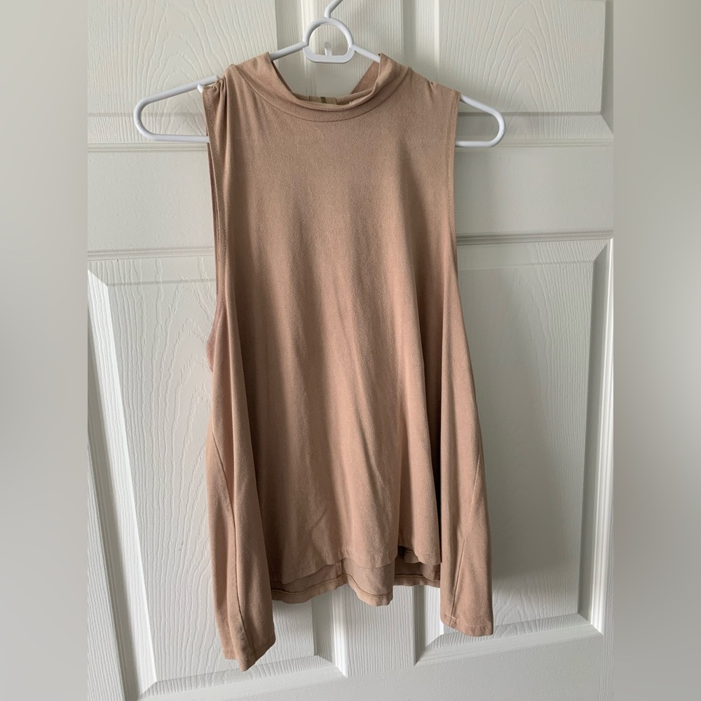 Faux Suede Tank